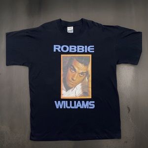 ROBBIE WILLIAMS "Slane '99" Vintage 1999 Tour T Shirt